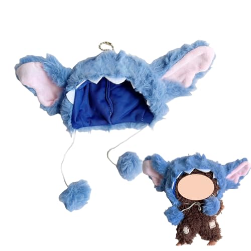 17cm Hut für 17cm Puppe, Kaninchenpuppenzubehör für 17cm Puppe, Blauer Hut, Puppe Nicht enthalten 17cm Hut für 17cm Puppe, Kaninchenpuppenzubehör für 17cm Puppe, Blauer Hut, Puppe Nicht enthalten von XUZWECP