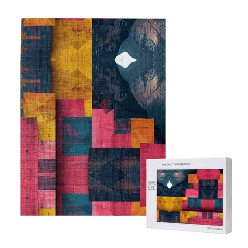 Erwachsenenpuzzle 500 Teile - Foto Level Bild Puzzle, perfekte Herausforderung für Familie und Freunde von XVFLOREG