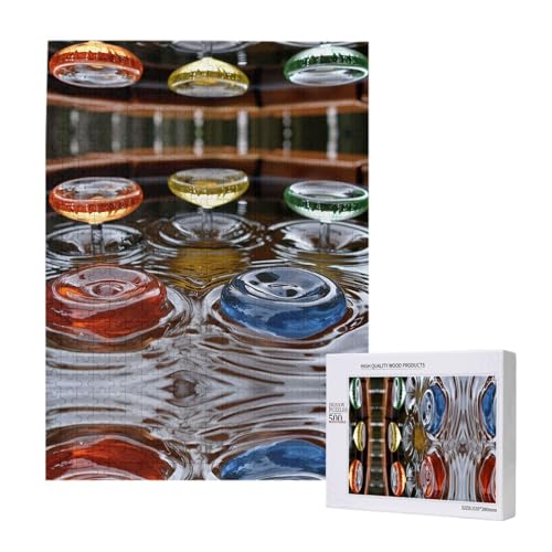 Erwachsenenpuzzle 500 Teile - Foto Level Bild Puzzle, perfekte Herausforderung für Familie und Freunde von XVFLOREG