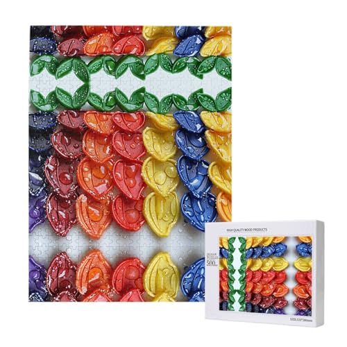 Erwachsenenpuzzle 500 Teile - Foto Level Bild Puzzle, perfekte Herausforderung für Familie und Freunde von XVFLOREG