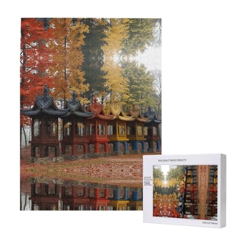Erwachsenenpuzzle 500 Teile - Foto Level Bild Puzzle, perfekte Herausforderung für Familie und Freunde von XVFLOREG