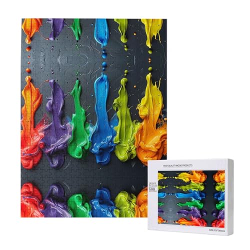 Erwachsenenpuzzle 500 Teile - Foto Level Bild Puzzle, perfekte Herausforderung für Familie und Freunde von XVFLOREG