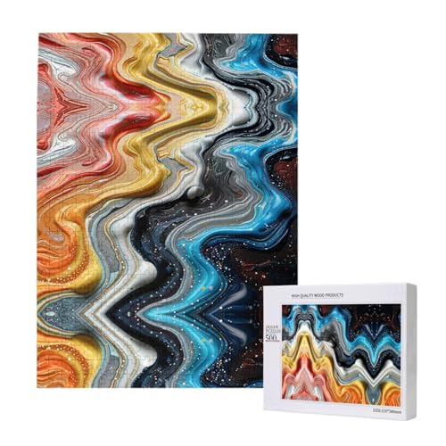 Erwachsenenpuzzle 500 Teile - Foto Level Bild Puzzle, perfekte Herausforderung für Familie und Freunde von XVFLOREG