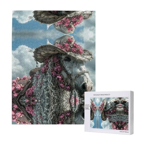 Erwachsenenpuzzle 500 Teile - Foto Level Bild Puzzle, perfekte Herausforderung für Familie und Freunde von XVFLOREG