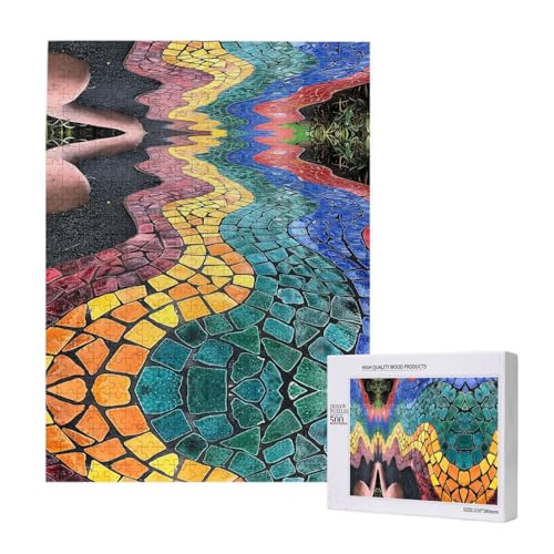 Erwachsenenpuzzle 500 Teile - Foto Level Bild Puzzle, perfekte Herausforderung für Familie und Freunde von XVFLOREG