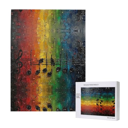Erwachsenenpuzzle 500 Teile - Foto Level Bild Puzzle, perfekte Herausforderung für Familie und Freunde von XVFLOREG