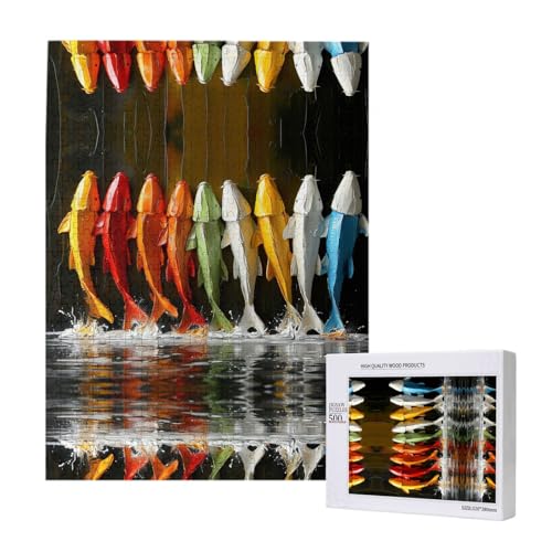 Erwachsenenpuzzle 500 Teile - Foto Level Bild Puzzle, perfekte Herausforderung für Familie und Freunde von XVFLOREG