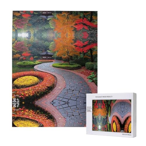 Erwachsenenpuzzle 500 Teile - Foto Level Bild Puzzle, perfekte Herausforderung für Familie und Freunde von XVFLOREG