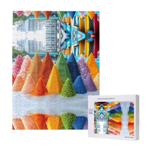 Erwachsenenpuzzle 500 Teile - Foto Level Bild Puzzle, perfekte Herausforderung für Familie und Freunde von XVFLOREG