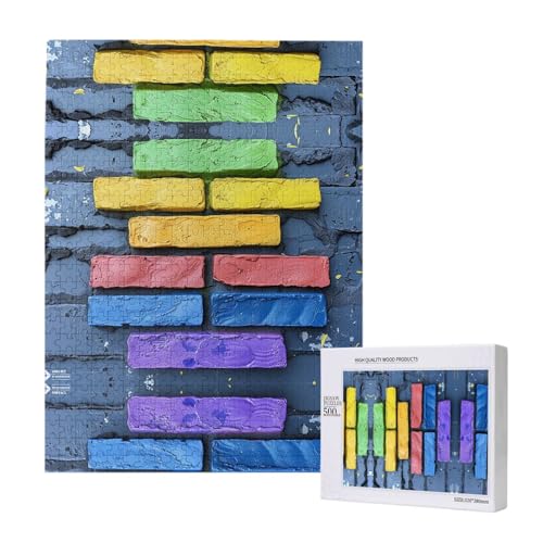 Erwachsenenpuzzle 500 Teile - Foto Level Bild Puzzle, perfekte Herausforderung für Familie und Freunde von XVFLOREG
