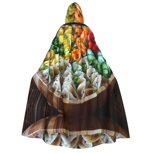 Xvfloreg Buntes Knödel-Kapuzenumhang, hochauflösender, neutraler Kapuzenumhang, Rollenspiel-Kostüm Xvfloreg Buntes Knödel-Kapuzenumhang, hochauflösender, neutraler Kapuzenumhang, Rollenspiel-Kostüm von XVFLOREG
