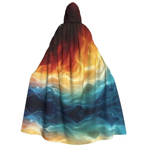 Xvfloreg Flamme Kapuzenumhang High-Definition gedruckt Neutral Kapuzenumhang Rollenspiel Kostüm Xvfloreg Flamme Kapuzenumhang High-Definition gedruckt Neutral Kapuzenumhang Rollenspiel Kostüm von XVFLOREG