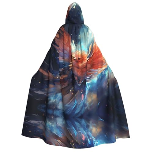 Xvfloreg Flying Bird Neutral High Definition Printed Hood Cape for Rollenspiel von XVFLOREG