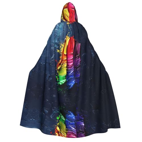 Xvfloreg Kapuzenumhang mit drei Strichen, hochauflösender Druck, neutraler Kapuzenumhang, Rollenspiel-Kostüm Xvfloreg Kapuzenumhang mit drei Strichen, hochauflösender Druck, neutraler Kapuzenumhang, Rollenspiel-Kostüm von XVFLOREG