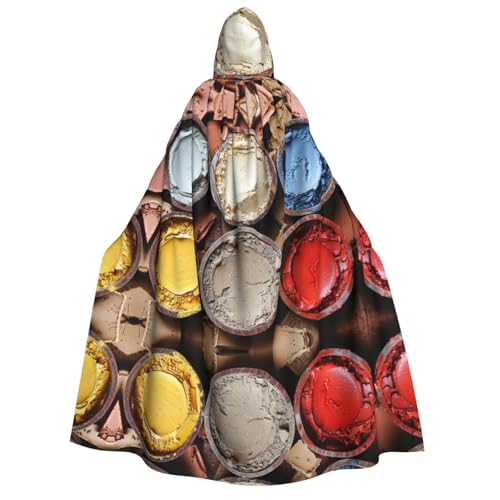 Xvfloreg Kapuzenumhang mit sechs Farben, hochauflösender Druck, neutraler Kapuzenumhang, Rollenspiel-Kostüm Xvfloreg Kapuzenumhang mit sechs Farben, hochauflösender Druck, neutraler Kapuzenumhang, Rollenspiel-Kostüm von XVFLOREG