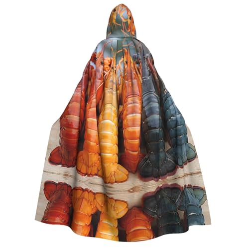 Xvfloreg Mantis Shrimp Kapuzenumhang High-Definition Gedruckt Neutral Kapuzenumhang Rollenspiel Kostüm von XVFLOREG