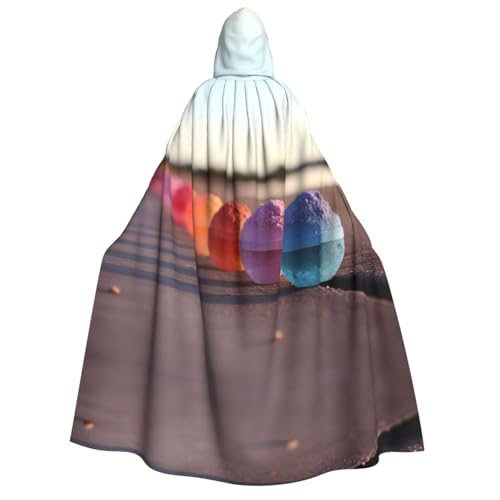 Xvfloreg Neat Glass Ball Hooded Cape, High-Definition Printed Neutral Hooded Cape Role-Playing Costume von XVFLOREG