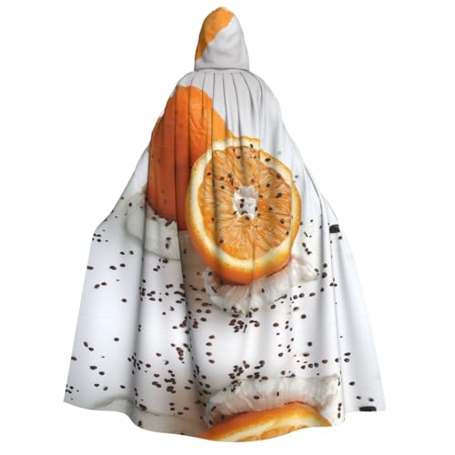 Xvfloreg Orange Kapuzenumhang High-Definition gedruckt Neutral Kapuzenumhang Rollenspiel Kostüm Xvfloreg Orange Kapuzenumhang High-Definition gedruckt Neutral Kapuzenumhang Rollenspiel Kostüm von XVFLOREG