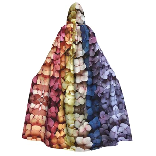Xvfloreg Schöne kleine Blume Mantel mit Kapuze, hochauflösende gedruckt neutralen Mantel mit Kapuze, Rollenspiel Anzug von XVFLOREG