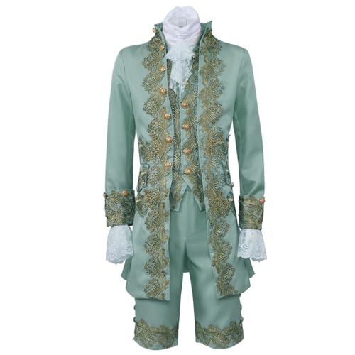 1pc Herren Victorian Kostüm, 1791 Prince Kostüm Herren Regency Tailcoat Vest Cosplay Anzug für Halloween Party XXL 1pc Herren Victorian Kostüm, 1791 Prince Kostüm Herren Regency Tailcoat Vest Cosplay Anzug für Halloween Party XXL von XVHOAB