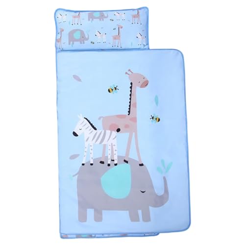 1pc Toddler Nickerchen mit Kissen, 49 x 20 Zoll faltbares tragbares Kleinkind Schlafsack Cartoon Tierkomfort für Zuhause, Vorschule, Kindertagesstätte 1pc Toddler Nickerchen mit Kissen, 49 x 20 Zoll faltbares tragbares Kleinkind Schlafsack Cartoon Tierkomfort für Zuhause, Vorschule, Kindertagesstätte von XVHOAB
