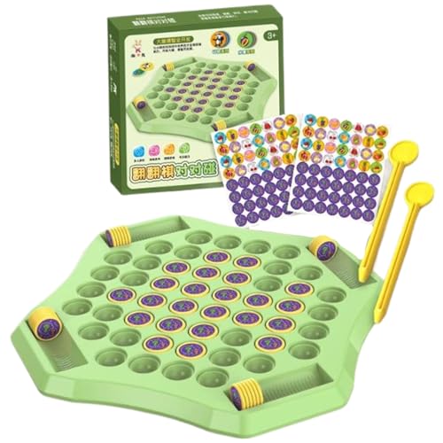 Schachspiele, Cartoon Animal Flip Memory Game mit 52 Löchern, Plastik -Schachbrettspiel mit 58 Runden und 2 Drehen von Stiften, Bildungsbrettspiele für Kindergartenversammlung Schachspiele, Cartoon Animal Flip Memory Game mit 52 Löchern, Plastik -Schachbrettspiel mit 58 Runden und 2 Drehen von Stiften, Bildungsbrettspiele für Kindergartenversammlung von XVHOAB