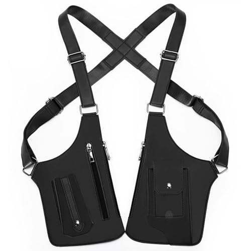 XVHOAB 1 -pc -Leder -Schulterpanzerung versteckte Achselhalter -Brieftasche Verstellbares Anti -Taschendienst -Accessoires mit Doppelbeutel für Männer, Frauen XVHOAB 1 -pc -Leder -Schulterpanzerung versteckte Achselhalter -Brieftasche Verstellbares Anti -Taschendienst -Accessoires mit Doppelbeutel für Männer, Frauen von XVHOAB