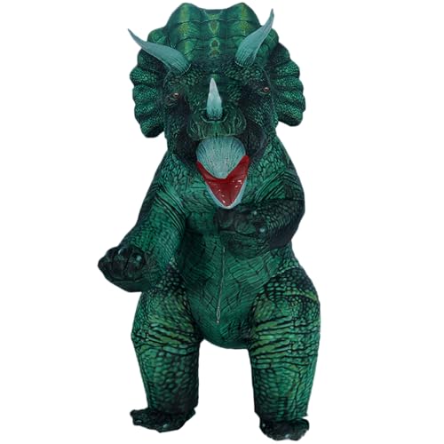 XVHOAB 1pc Dinosaurierkostüm Triceratops aufblasbare Dinosaurierkostüm Lustige Halloween -Kostüme für das Halloween -Cosplay der Party, Erwachsene, Erwachsene XVHOAB 1pc Dinosaurierkostüm Triceratops aufblasbare Dinosaurierkostüm Lustige Halloween -Kostüme für das Halloween -Cosplay der Party, Erwachsene, Erwachsene von XVHOAB
