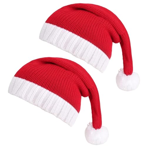 XVHOAB 2pcs/Set Christmas Hut für Erwachsene und Kinder weich war warmes elastisches Stricken Weihnachtsmütze für Weihnachten Neujahr Feste Feiertagsfeier XVHOAB 2pcs/Set Christmas Hut für Erwachsene und Kinder weich war warmes elastisches Stricken Weihnachtsmütze für Weihnachten Neujahr Feste Feiertagsfeier von XVHOAB