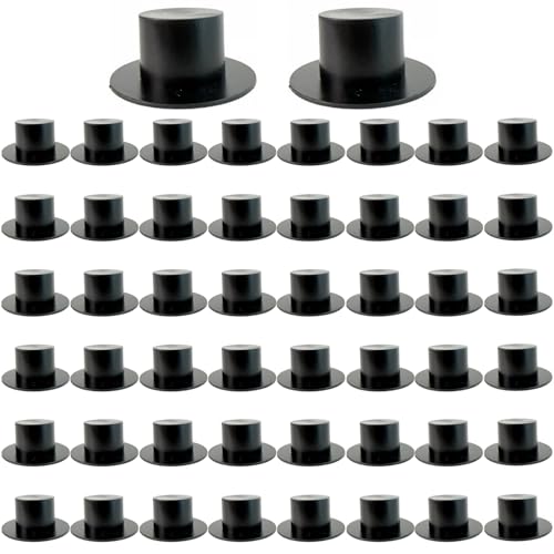 XVHOAB 50 PCs winzige Top -Hüte, 2 Plastik -Mini -Top -Hut für DIY Bastelprojekte Haarzubehör Weihnachten Halloween Dekoration Party Ornamente XVHOAB 50 PCs winzige Top -Hüte, 2 Plastik -Mini -Top -Hut für DIY Bastelprojekte Haarzubehör Weihnachten Halloween Dekoration Party Ornamente von XVHOAB