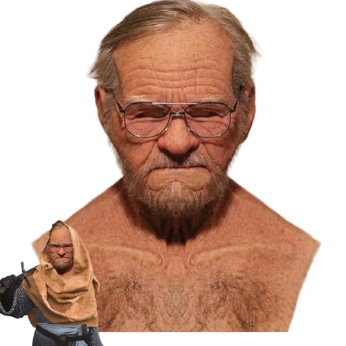 XVHOAB Alte Mannmaske, realistische atmungsaktiv XVHOAB Alte Mannmaske, realistische atmungsaktiv von XVHOAB