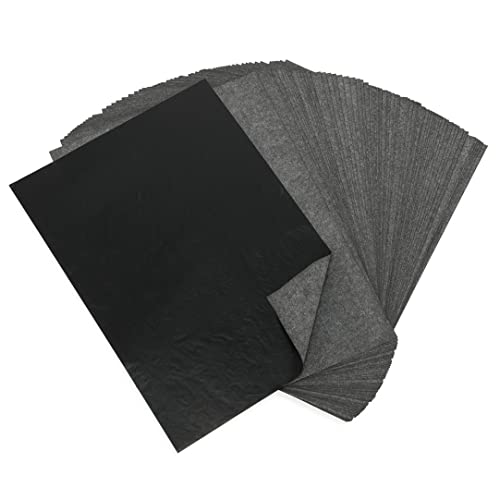 XVHOAB Carbon Papierverfolgung Übertragungspapier Graphit Kopie Schwarz A4 für Holzglas Metall Keramik Ton 100pcs XVHOAB Carbon Papierverfolgung Übertragungspapier Graphit Kopie Schwarz A4 für Holzglas Metall Keramik Ton 100pcs von XVHOAB