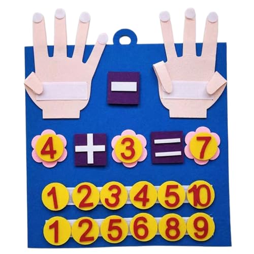 XVHOAB Filzfinger Zahlen Mathematikspielzeug für Kinder süßer Spaß frühes Bildungsspielzeug mit hängenden Schleifen DIY lebendige Lernspielzeug Vorschullernaktivitäten XVHOAB Filzfinger Zahlen Mathematikspielzeug für Kinder süßer Spaß frühes Bildungsspielzeug mit hängenden Schleifen DIY lebendige Lernspielzeug Vorschullernaktivitäten von XVHOAB