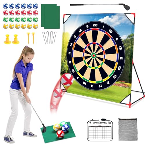 XVHOAB Golf-Chipping-Spiel, tragbares Sticky Golf Pro, Eltern-Kind-Interaktions-Yard-Spiele für Innenräume, Outdoor von XVHOAB