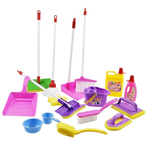 XVHOAB Kinderreinigung Spielzeug Haushaltsreinigungswerkzeuge, Werkzeuge Sprühbesen Mop Staubpfanne vorstellen Spielzeug für Kinder 3 4 5 6 Kinder Ostern Geschenke XVHOAB Kinderreinigung Spielzeug Haushaltsreinigungswerkzeuge, Werkzeuge Sprühbesen Mop Staubpfanne vorstellen Spielzeug für Kinder 3 4 5 6 Kinder Ostern Geschenke von XVHOAB