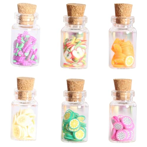 XVHOAB Mini Food Toys 6PCS 1/6 Skala Miniaturflaschen mit Obstscheiben Süßes Mini -Food -Kit DIY -Glas Gläser für Puppenhaus Accessoires Style 2 XVHOAB Mini Food Toys 6PCS 1/6 Skala Miniaturflaschen mit Obstscheiben Süßes Mini -Food -Kit DIY -Glas Gläser für Puppenhaus Accessoires Style 2 von XVHOAB
