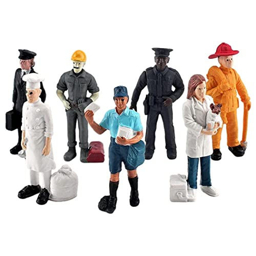 XVHOAB Packung von 7 Miniatur -People -Modell -Figuren Baker Veterinär Spielzeug Mini -Landschaft 1 XVHOAB Packung von 7 Miniatur -People -Modell -Figuren Baker Veterinär Spielzeug Mini -Landschaft 1 von XVHOAB
