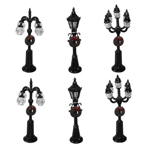 XVHOAB Weihnachtslampenpfosten 6PCS Miniatur Christmas Village Street Lights Artificial Harz Dorf Accessoires für DIY Dollhouse .. XVHOAB Weihnachtslampenpfosten 6PCS Miniatur Christmas Village Street Lights Artificial Harz Dorf Accessoires für DIY Dollhouse .. von XVHOAB