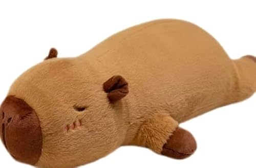 XWDEEX Capybara Kuscheltier Kissen Lang 48cm Weiches Capybara Plüschtier Kawaii Plüschtier C-apybara Kissen Lang Wasserschwein Kuscheltier Stofftier C-apybara Plushie Puppen Spielzeug Geschenk Kinder XWDEEX Capybara Kuscheltier Kissen Lang 48cm Weiches Capybara Plüschtier Kawaii Plüschtier C-apybara Kissen Lang Wasserschwein Kuscheltier Stofftier C-apybara Plushie Puppen Spielzeug Geschenk Kinder von XWDEEX