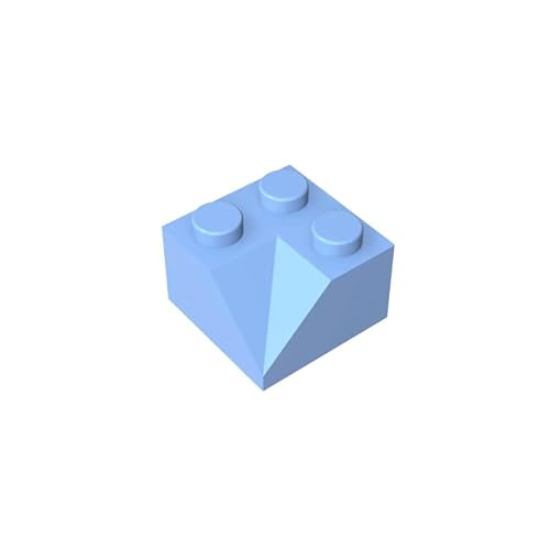 3046 Slope Brick 2x2 45° schräg konkave Dachziegel, 50 Stück, GDS-721, kompatibel mit Lego-Bausteinen, Farbe:Babyblau 212 3046 Slope Brick 2x2 45° schräg konkave Dachziegel, 50 Stück, GDS-721, kompatibel mit Lego-Bausteinen, Farbe:Babyblau 212 von XYEIUGO