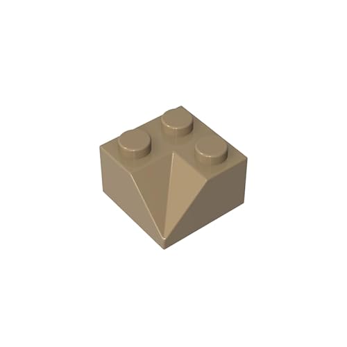 3046 Slope Brick 2x2 45° schräg konkave Dachziegel, 50 Stück, GDS-721, kompatibel mit Lego-Bausteinen, Farbe:Dunkelbeige 138 3046 Slope Brick 2x2 45° schräg konkave Dachziegel, 50 Stück, GDS-721, kompatibel mit Lego-Bausteinen, Farbe:Dunkelbeige 138 von XYEIUGO
