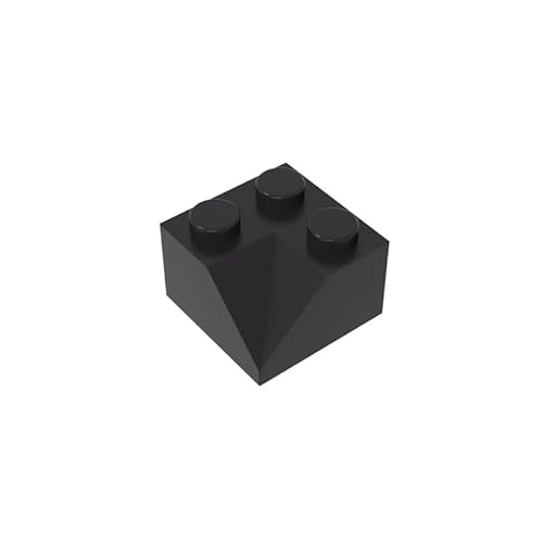 3046 Slope Brick 2x2 45° schräg konkave Dachziegel, 50 Stück, GDS-721, kompatibel mit Lego-Bausteinen, Farbe:Schwarz 26 von XYEIUGO