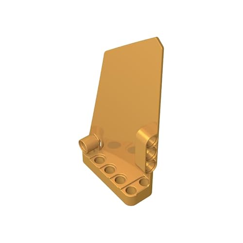 64682 Technik Dekoration Technic Panel Verkleidung #18 Groß Glatt, Seite B 10 Stück GDS-1023 Kompatibel mit Lego Bausteinen, Farbe:Goldgelb 297 von XYEIUGO
