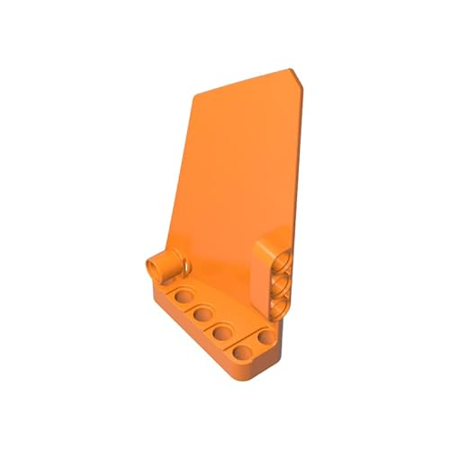 64682 Technik Dekoration Technic Panel Verkleidung #18 Groß Glatt, Seite B 10 Stück GDS-1023 Kompatibel mit Lego Bausteinen, Farbe:Orange 106 von XYEIUGO