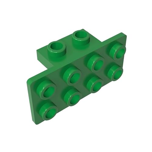 93274 Scharnierplattenhalterung, 1x2-2x4, 10 Stück, GDS-639, kompatibel mit Lego Bausteinen, Farbe:Grün 28 von XYEIUGO