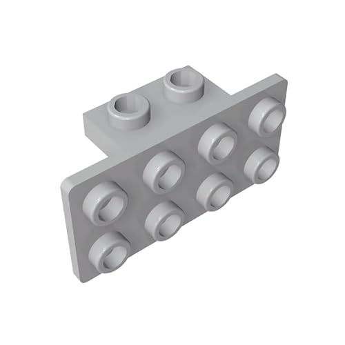 93274 Scharnierplattenhalterung, 1x2-2x4, 10 Stück, GDS-639, kompatibel mit Lego Bausteinen, Farbe:Hellgrau 194 von XYEIUGO