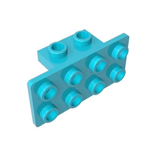 93274 Scharnierplattenhalterung, 1x2-2x4, 10 Stück, GDS-639, kompatibel mit Lego Bausteinen, Farbe:Smaragdgrün 322 von XYEIUGO
