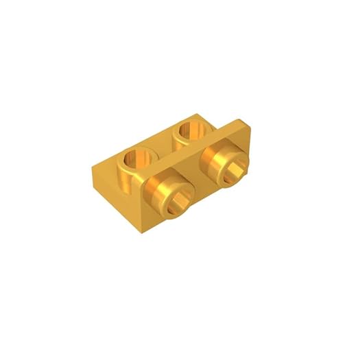 99780 Scharnierplattenhalterung, 1x2-1x2, umgekehrt, 50 Stück, GDS-643, kompatibel mit Lego Bausteinen, Farbe:Glänzend Gold 99780 Scharnierplattenhalterung, 1x2-1x2, umgekehrt, 50 Stück, GDS-643, kompatibel mit Lego Bausteinen, Farbe:Glänzend Gold von XYEIUGO