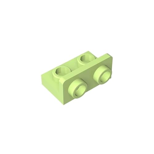 99780 Scharnierplattenhalterung, 1x2-1x2, umgekehrt, 50 Stück, GDS-643, kompatibel mit Lego Bausteinen, Farbe:Hellgrün 326 von XYEIUGO