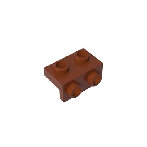 99781 Scharnierplattenhalterung, 1x2-1x2, 10 Stück, GDS-640, kompatibel mit Lego Bausteinen, Farbe:Braun 192 von XYEIUGO
